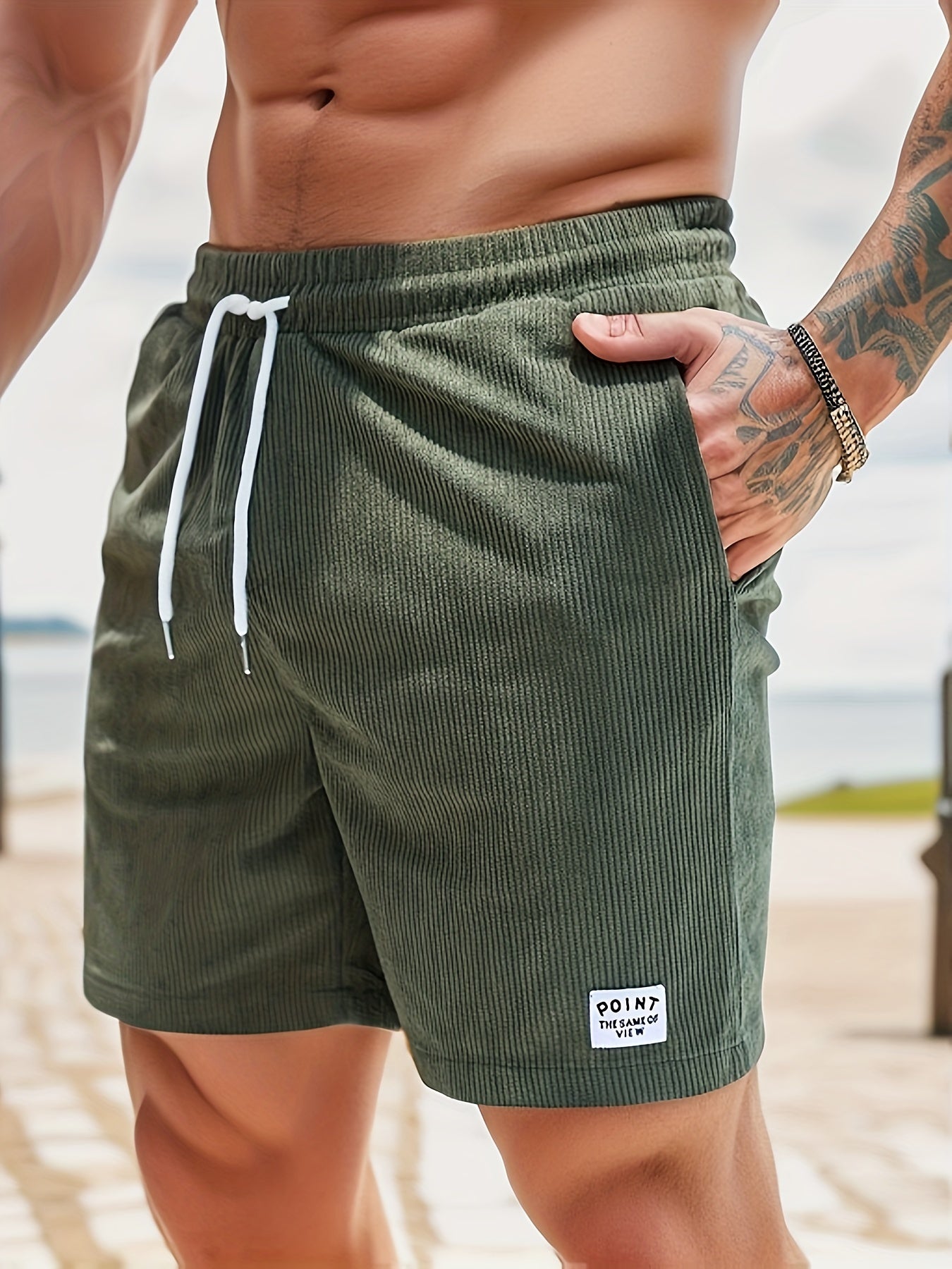 Max™ - Stijlvolle gestreepte zomershorts