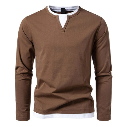 Orestes™ | Henley met lange mouwen